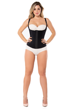 Cargar imagen en el visor de la galería, 002397 Diane & Geordi Faja Microlátex Chaleco Termoreductor