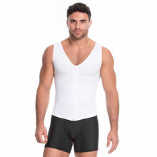 Cargar imagen en el visor de la galería, 06237 Fajate Chaleco masculino cuello V con cierre