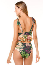 Cargar imagen en el visor de la galería, 9329 Corpo Swinwear Green Beauty Forrest Tankini
